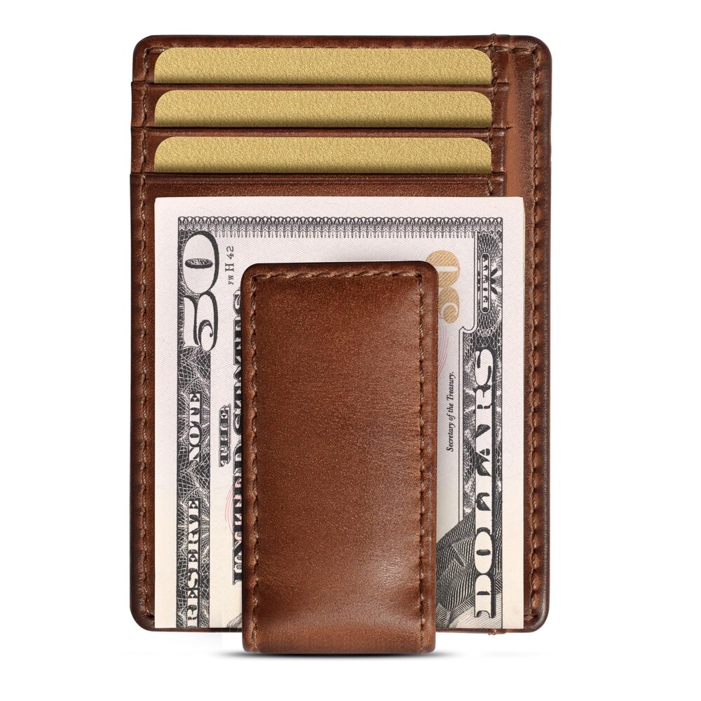 5381 Carryall Slim Money Clip Wallet , Strong Magnetic Clip, Front Pocket